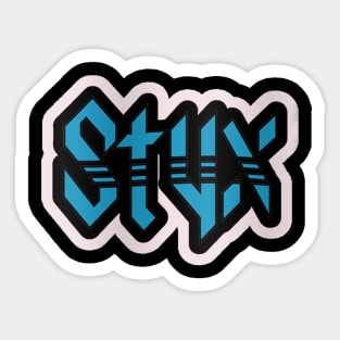 Styx Font Sticker